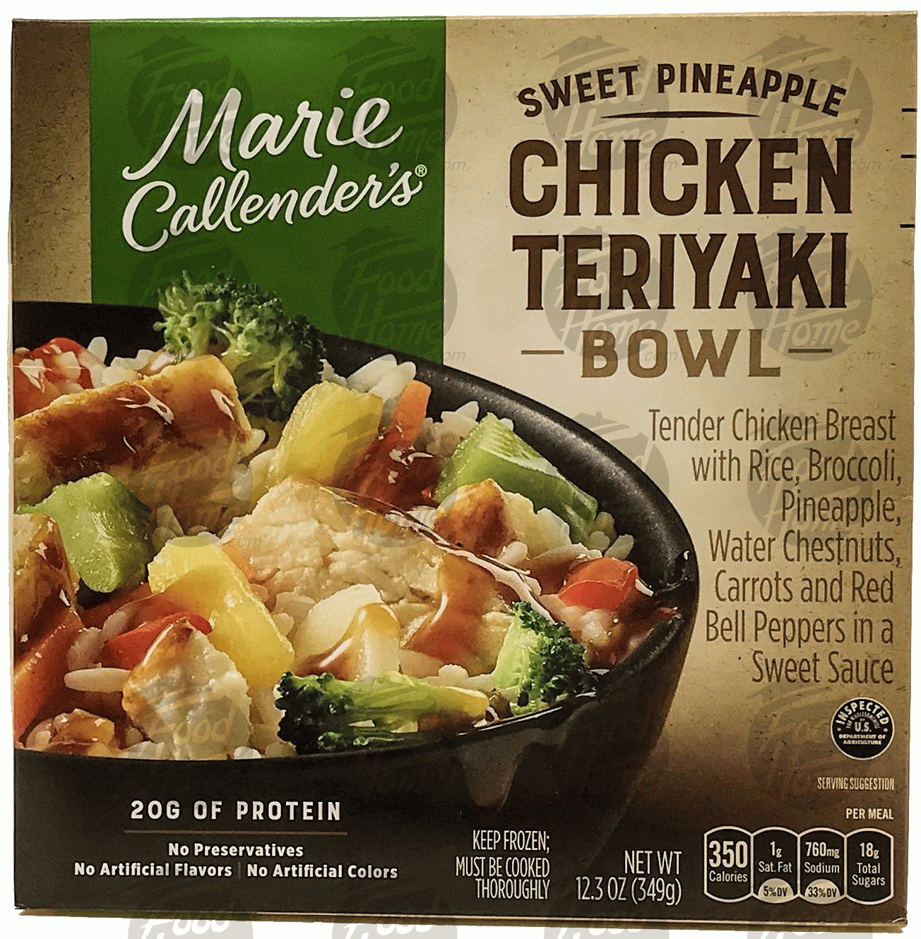 Marie Callender's Bowls  sweet pineapple chicken teriyaki bowl Full-Size Picture